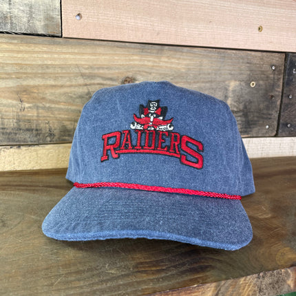 Custom Texas Tech Raiders Vintage RED Rope Snapback Cap Hat