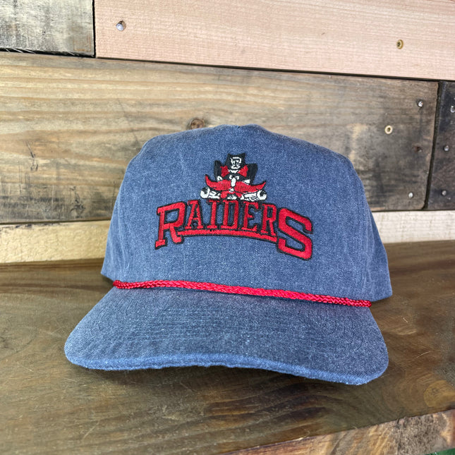 Custom Texas Tech Raiders Vintage RED Rope Snapback Cap Hat
