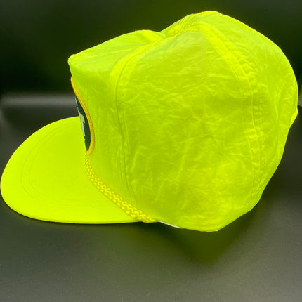 Vintage Custom Colt Patch Neon Yellow Rope SnapBack Cap