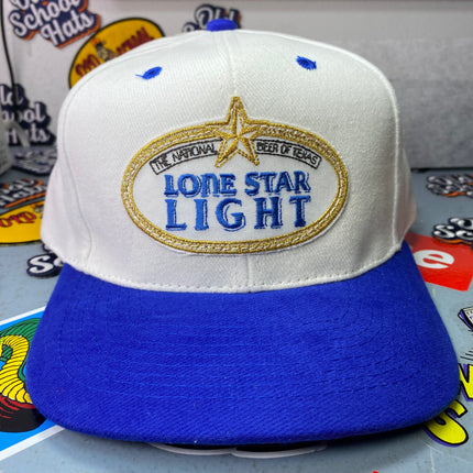 Custom Lone Star Light Beer patch Vintage Strapback Hat Cap