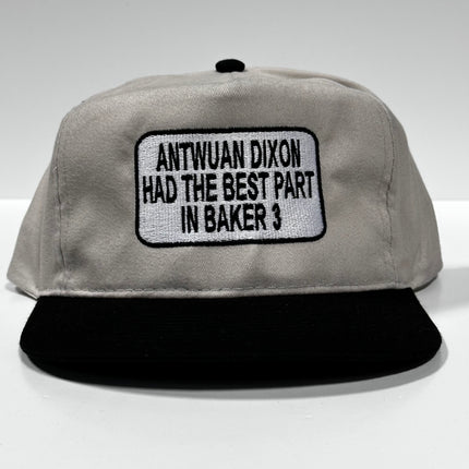 Antwuan Dixon had the best part in Baker 3 Vintage Strapback Hat Cap Custom Embroidery (see description)
