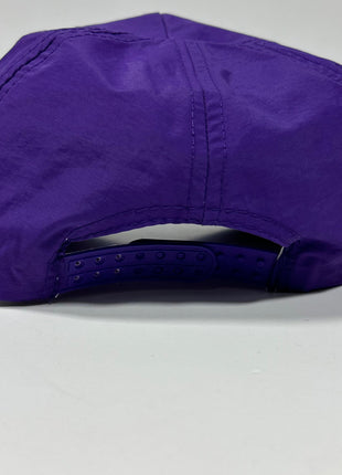 CROWN Vintage Purple Nylon Rope SnapBack Cap Hat Custom Embroidered