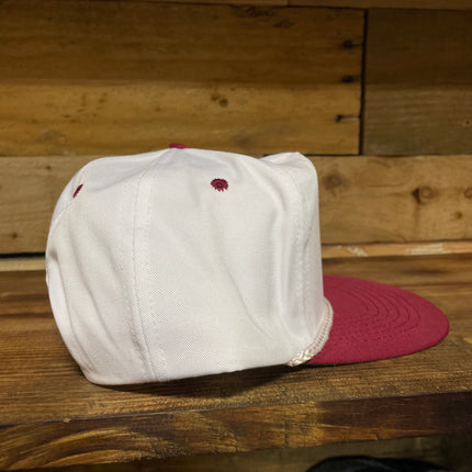 Custom Texas A&M patch Maroon Brim White Crown Snapback Cap Hat