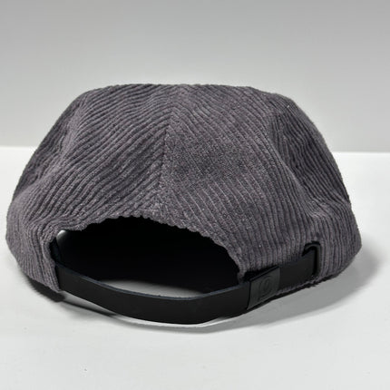 Fn Truckin Gray Corduroy Strapback Hat Cap Custom Embroidery