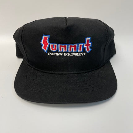Vintage Summit Racing Equipment Black SnapBack Hat Cap Ready to ship