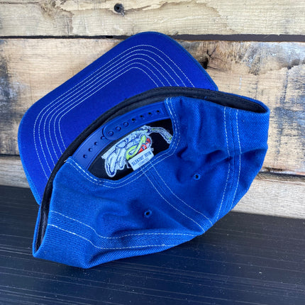 Vintage Columbus Blue jackets hockey blue Snapback hat