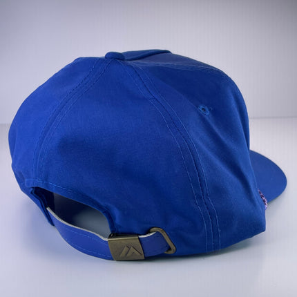 Thank You For Holding Your Breath I Smoke Vintage Blue Strapback Cap Hat With Rope Custom Embroidered