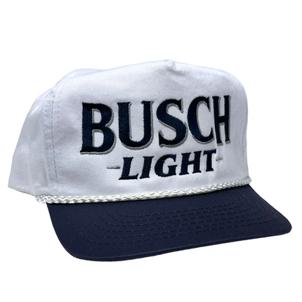 Beer Navy Brim Rope Golf SnapBack Cap Hat Embroidered