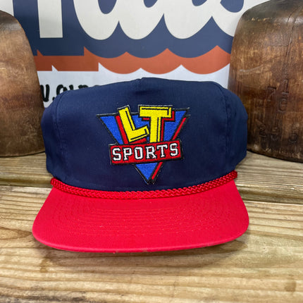 Custom Vintage LT Looney Tunes Sports Blue & Red Snapback Cap Hat