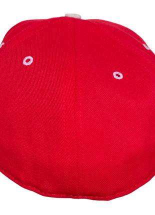 True Vintage Fitted Red 5 Panel Hat Cap 7 1/8