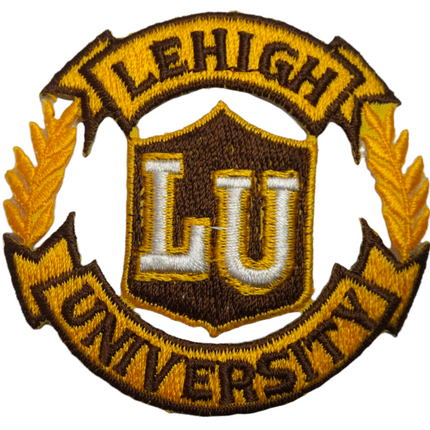 Vintage LeHigh University Mountain Hawks Team Logo 2.5" x 2.25" Circle Patch