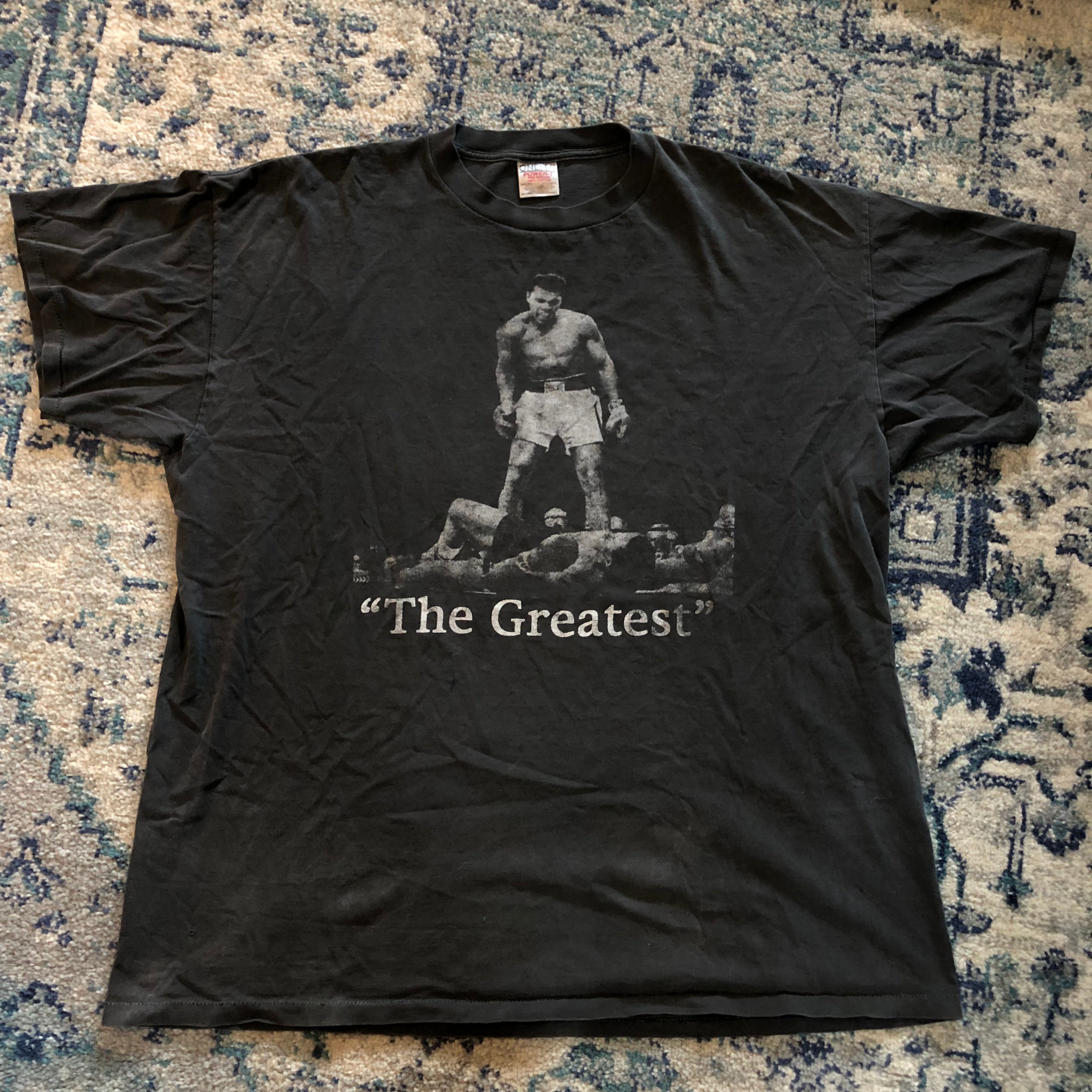 Vintage 90's Muhammad Ali black T-shirt 2xl – Old School Hats Vintage 90's Muhammad Ali black T-shirt 2xl – Old School Hats