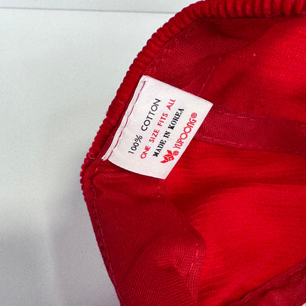 SNOWMASS Aspen Colorado Snowboarding Vintage Red Corduroy SnapBack Cap Hat Custom Embroidery