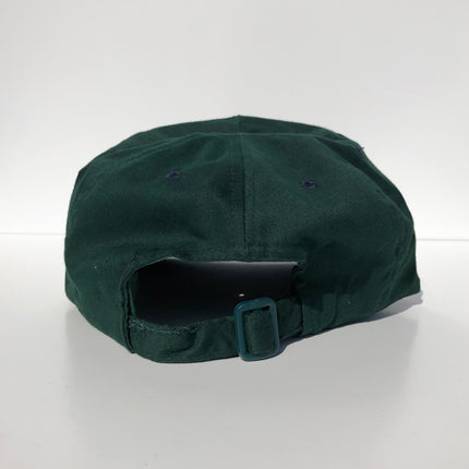 Himmy Neutron Vintage Green Navy Brim Strapback Cap Hat Custom Embroidered Collab