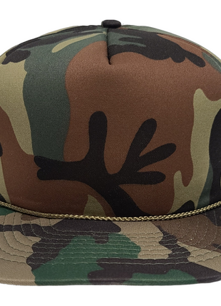 Vintage Full Foam Camo SnapBack Hat