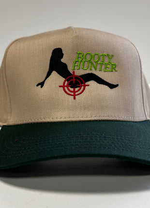 Booty Hunter Trucker Adjustable Snapback Cap Funny Hunting Hat Custom Embroidered