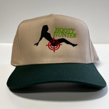 Booty Hunter Trucker Adjustable Snapback Cap Funny Hunting Hat Custom Embroidered