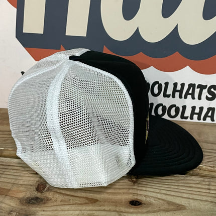 Custom Jurassic Park vintage White Black Mesh Trucker SnapBack Hat Cap Ready to ship