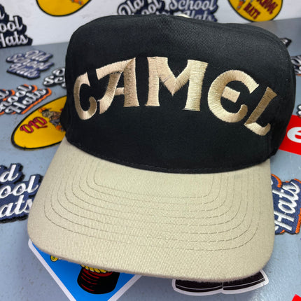 Camel Big Logo Vintage Strapback Cap Hat Embroidered