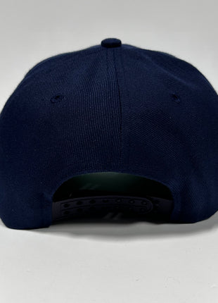 Sexi embroidered on a navy SnapBack Hat Cap Custom Embroidery