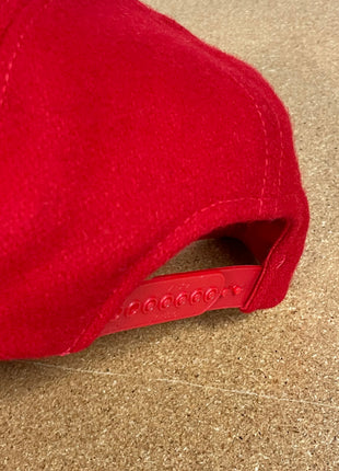 Vintage Winter Park Snow Skiing Resort Colorado Snowboarding Red WOOL Snapback Hat Cap Yupoong NEVER BEEN WORN