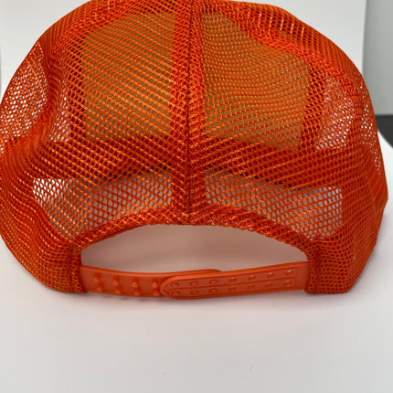 Custom Houston Astros Vintage Patch Orange Rope Mesh Trucker SnapBack Hat Cap Ready to ship