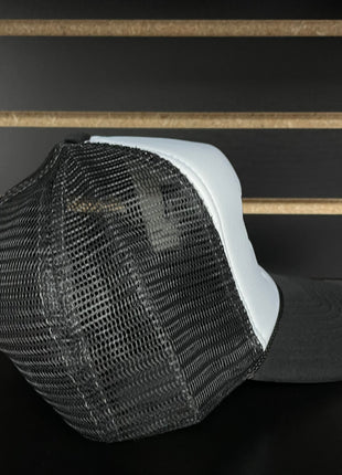 Johnny Cash Owes Me $5 Vintage Black Mesh Trucker Snapback Cap Hat Custom Embroidered