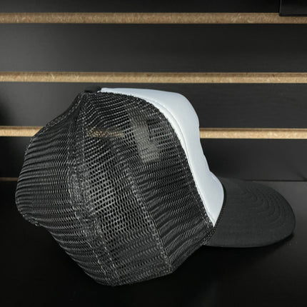 Johnny Cash Owes Me $5 Vintage Black Mesh Trucker Snapback Cap Hat Custom Embroidered
