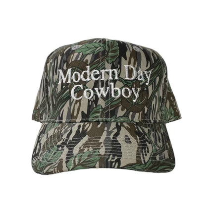 MODERN DAY COWBOY CAMO SnapBack Cap Hat Custom Embroidered
