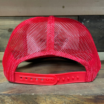 Cornbread Cowboi racing Vintage Red white and black mesh Snapback hat cap custom embroidery
