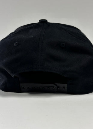 Kiss My Double Wide Ass on a Black SnapBack Hat Cap with Rope Custom Embroidery