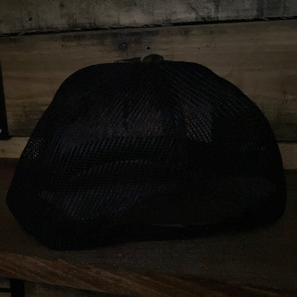 Oldschool hunting club Camo mesh curved brim Snapback hat cap custom embroidery