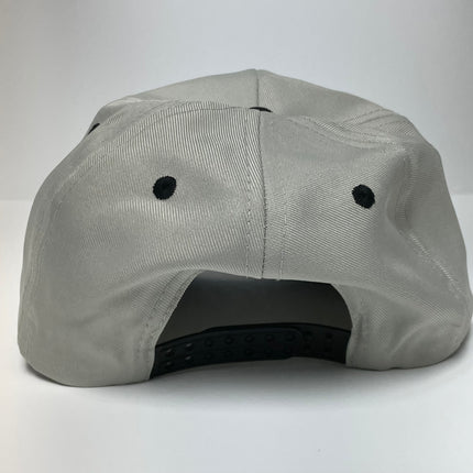 Iggy Man Mini Hog Vintage Khaki Crown Black Brim SnapBack Hat Cap with Rope Custom Embroidered