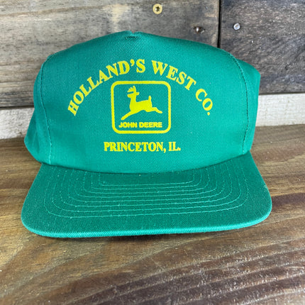 Vintage John Deere Hollands West Co Princeton Illinois