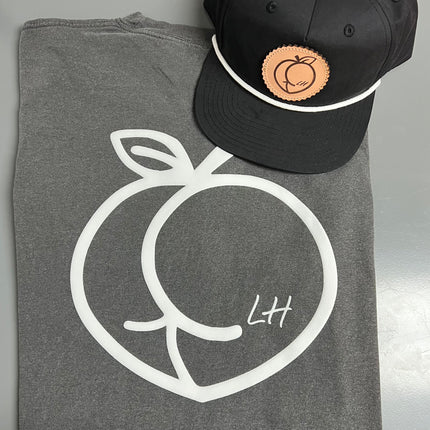 Peach Ass Combo Leather Head Hat co T shirt and Hat