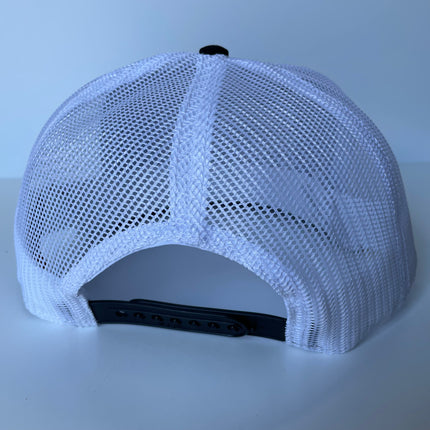 Gods Last Name Is Not Damn IT Double Rope White Mesh Trucker Snapback Cap Hat Custom Embroidered
