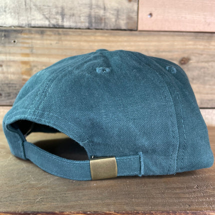 I’m Going NUCKIN Futz Vintage Custom Embroidered Dark Green Mid Crown Baseball Flat Brim Adjustable Strap Back Cap Hat