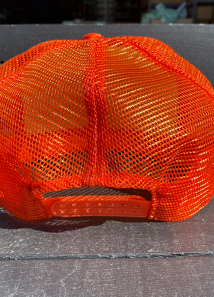 Its Beer O’clock on a Vintage Orange Mesh Trucker Snapback Hat Cap Funny Custom Printed