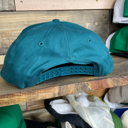 Custom I Dropped Acid at DisneyLand Green Custom Embroidered White Rope Snapback Cap Hat