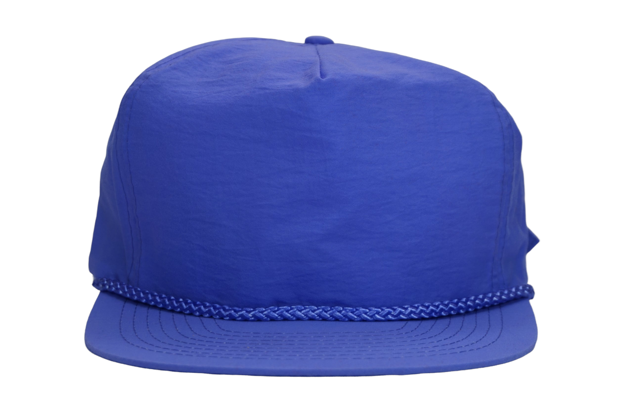 Blank Rustic Baseball Hats Vintage Panel Blank Hat Cap With Rope