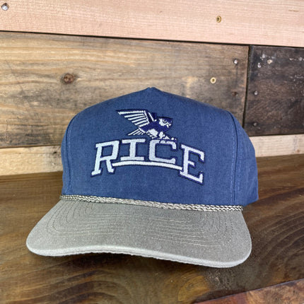 Custom RICE Vintage Rope Golf Snapback Cap Hat