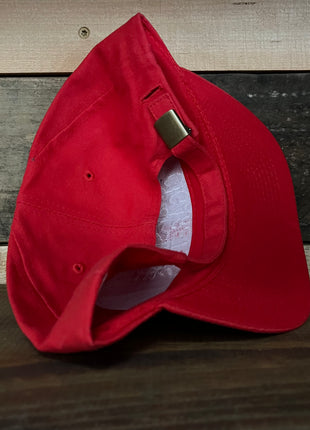 I Only Smoke Cigarettes When I’m Drunk Vintage Red Strapback Hat Cap Custom Embroidery