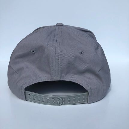 Upper Decky Gum Pillows custom embroidered gray rope snapback cap hat