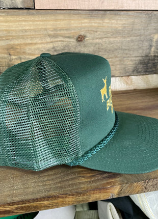 Custom BEST BUCKING DAD Father’s Day Special Edition Custom Embroidered Green Mesh Trucker Snapback Cap Hat