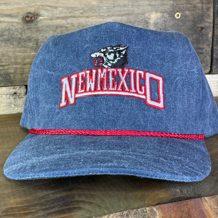 Custom New Mexico Vintage Rope Golf Snapback Cap Hat