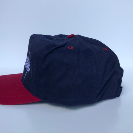Upperdeckys navy/maroon Strapback hat cap Custom