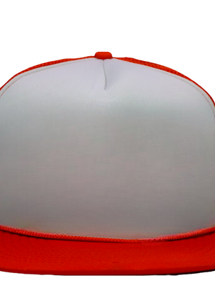 Vintage Blank Orange Trucker Hat