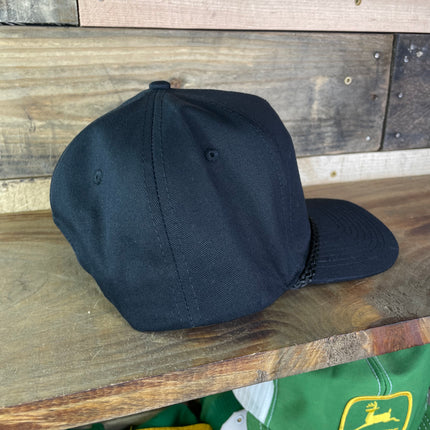 Custom Oklahoma State OSU Vintage Black Rope Golf Snapback Cap Hat