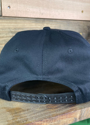 Shit Happens Vintage Black Golf Rope Snapback Cap Hat Funny For Him Custom Embroidered