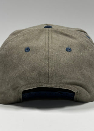 I Caught Crabs in Florida Khaki Crown Blue Brim with Rope SnapBack Hat Cap Custom Embroidery